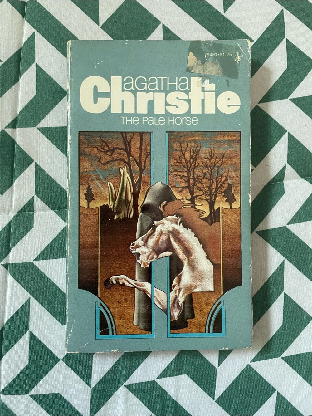 Agatha Christie "The Pale Horse" Vintage Paperback - Blue Cover